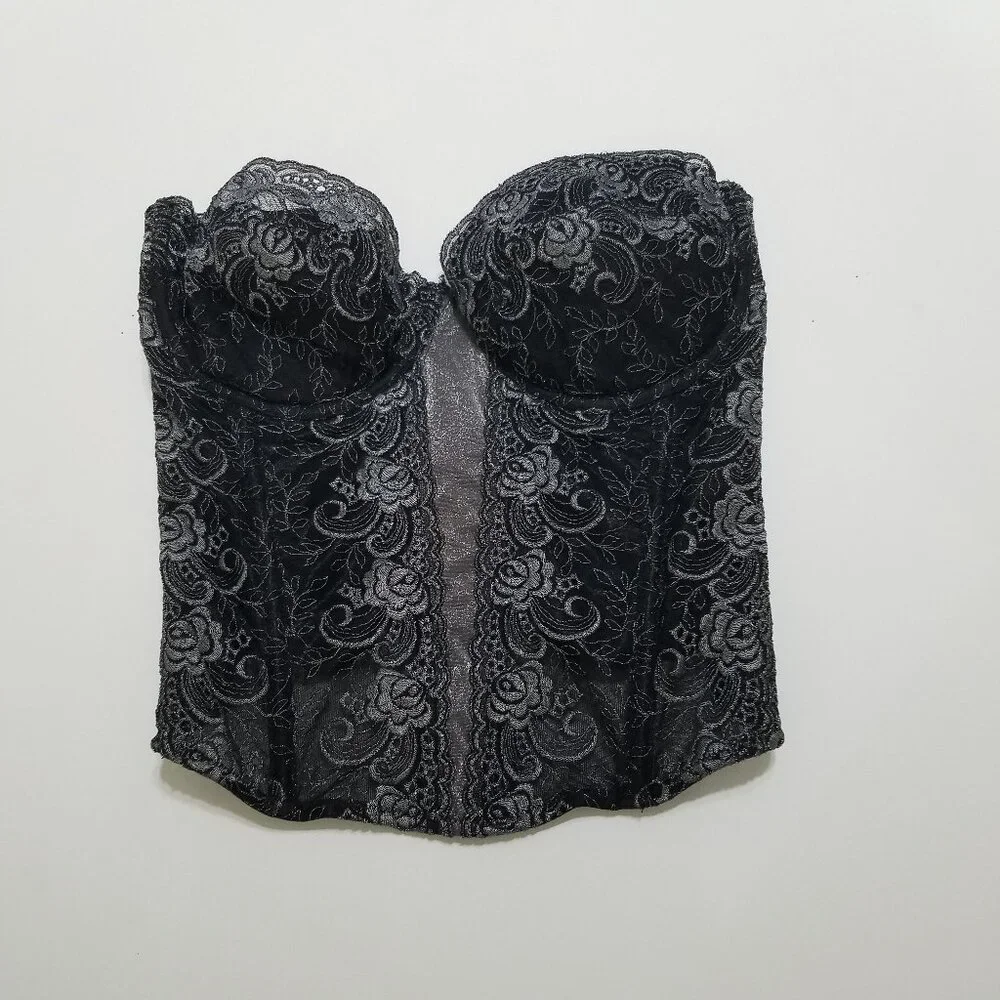 VTG Natori‎ Corset Lined Underwire Floral Size 36C